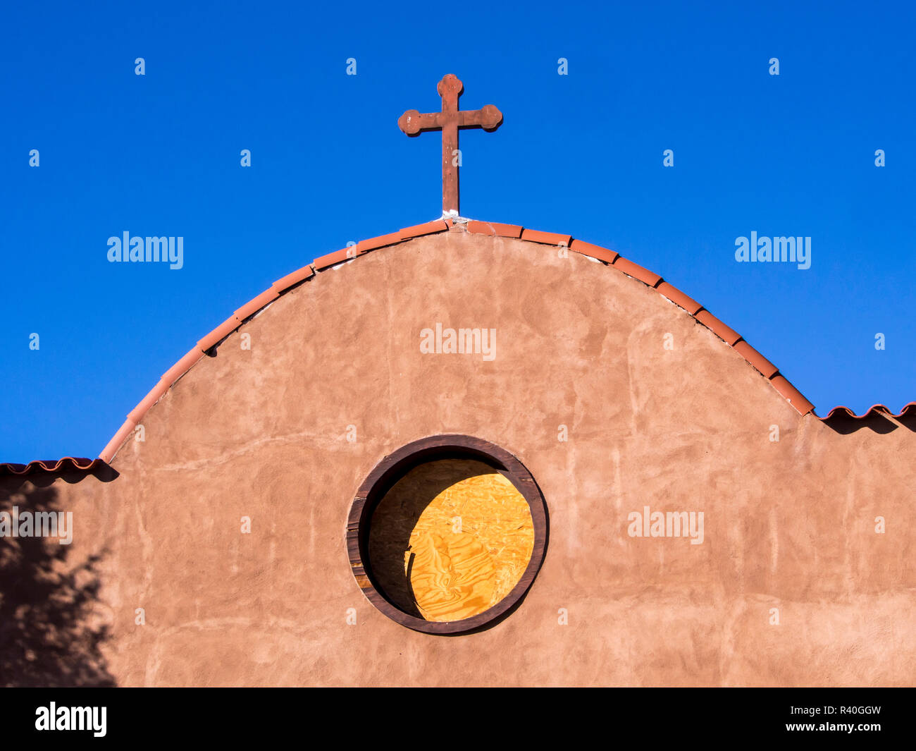 USA, New Mexico, Socorro, Mission San Miguel Socorro Stock Photo Alamy