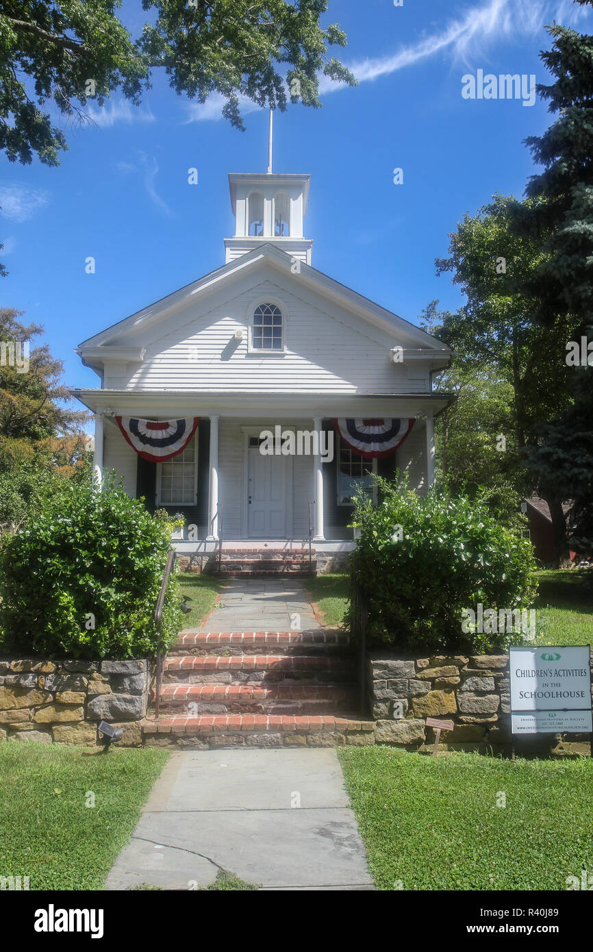 Orient Point Schoolhouse, Orient, Long Island, New York, Usa Stock
