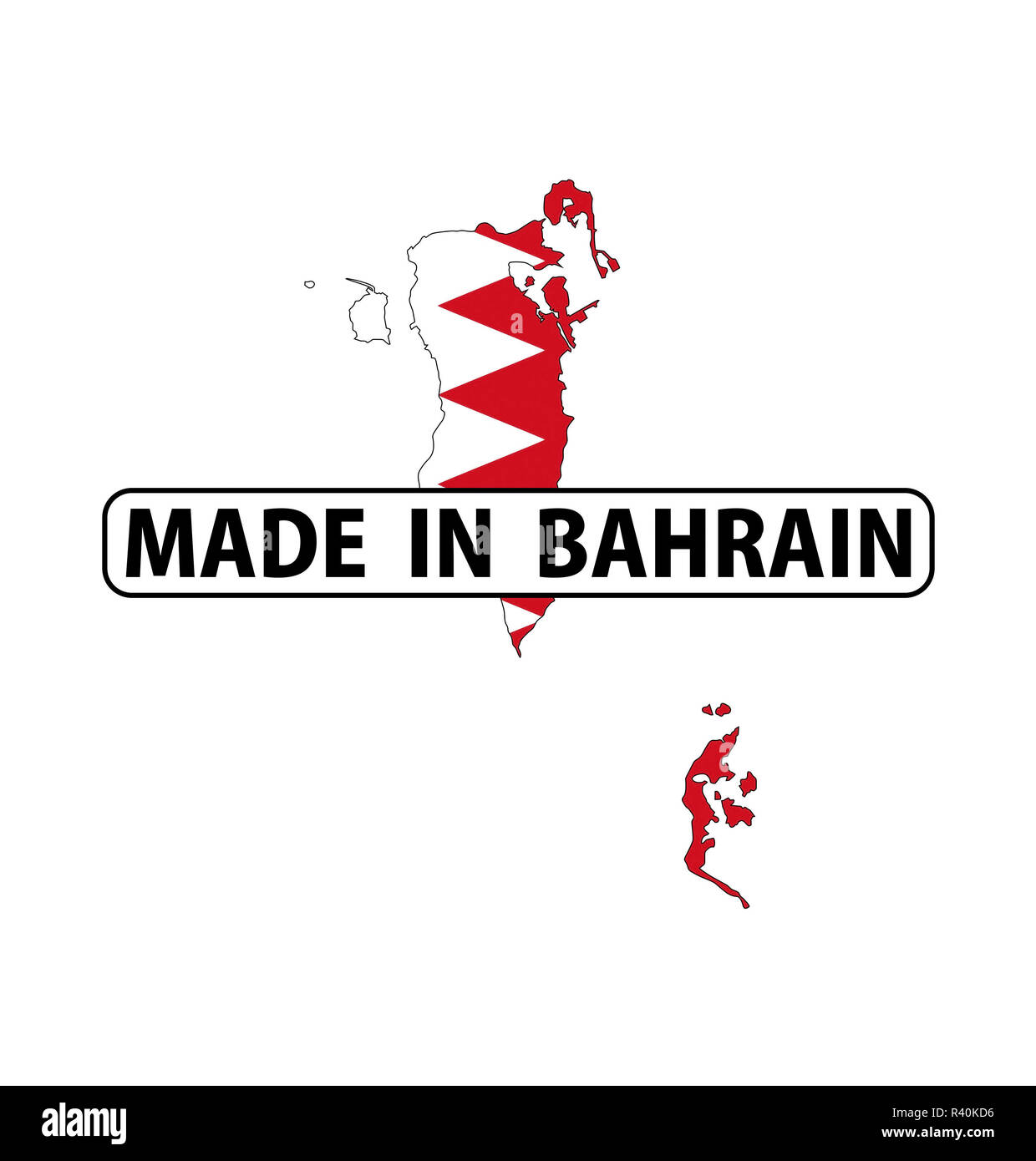 made in bahrain Stock Photo Alamy