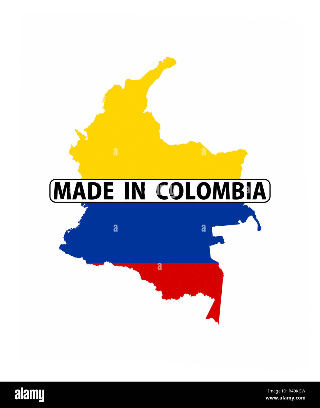 made in colombia Stock Photo - Alamy