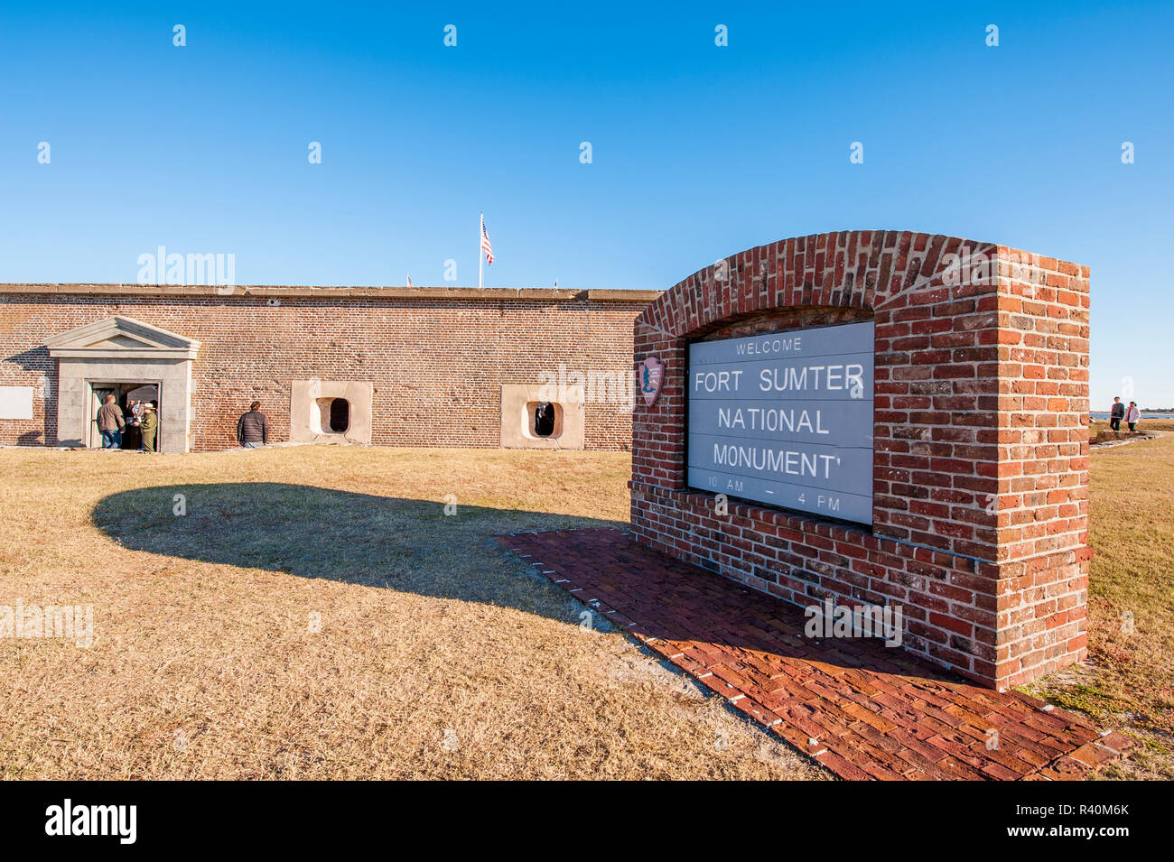 Historic Fort Sumter National Monument, Charleston, South Carolina. Stock Photo