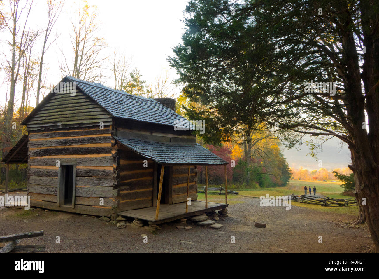 Historic Cabin In Cades Cove Great Smoky Mountains National Park