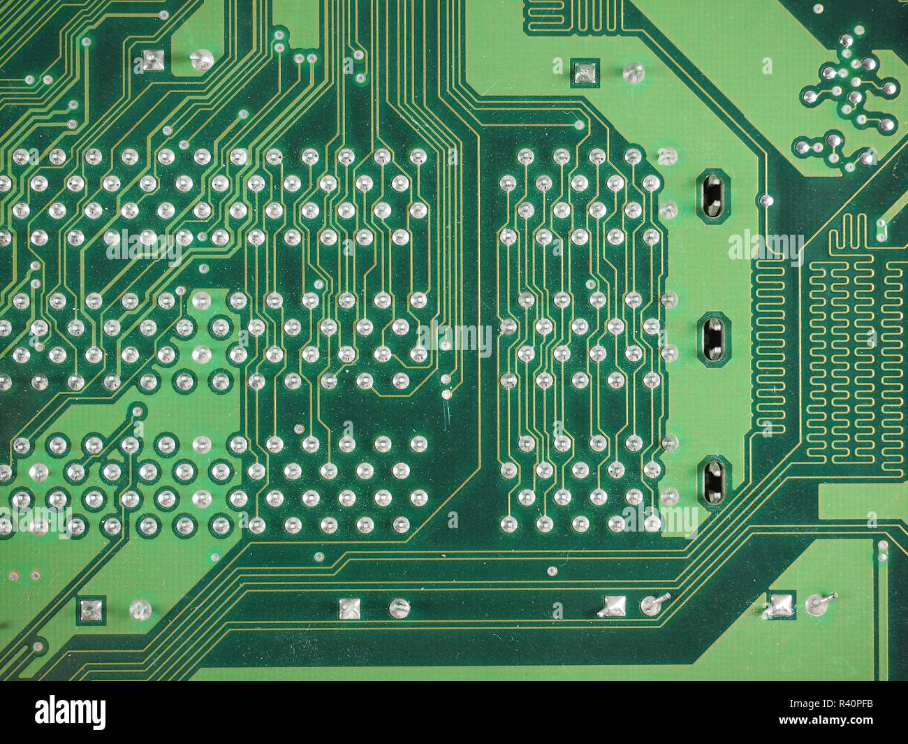 Printed circuit background Stock Photo