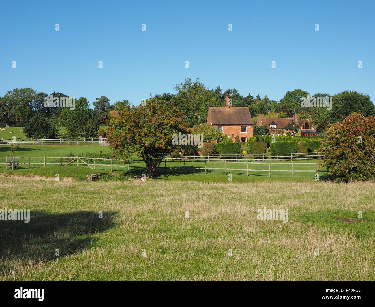 View of Tanworth in Arden Stock Photo Alamy