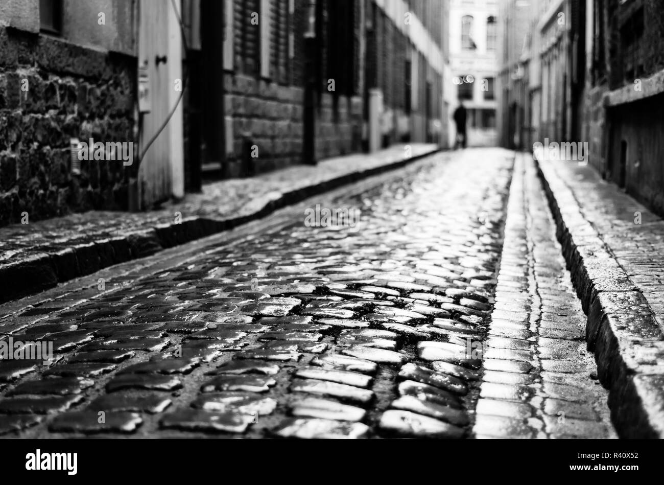 Wet Street Pavement Sidewalk Stock Photos & Wet Street Pavement Sidewalk Stock Images Alamy