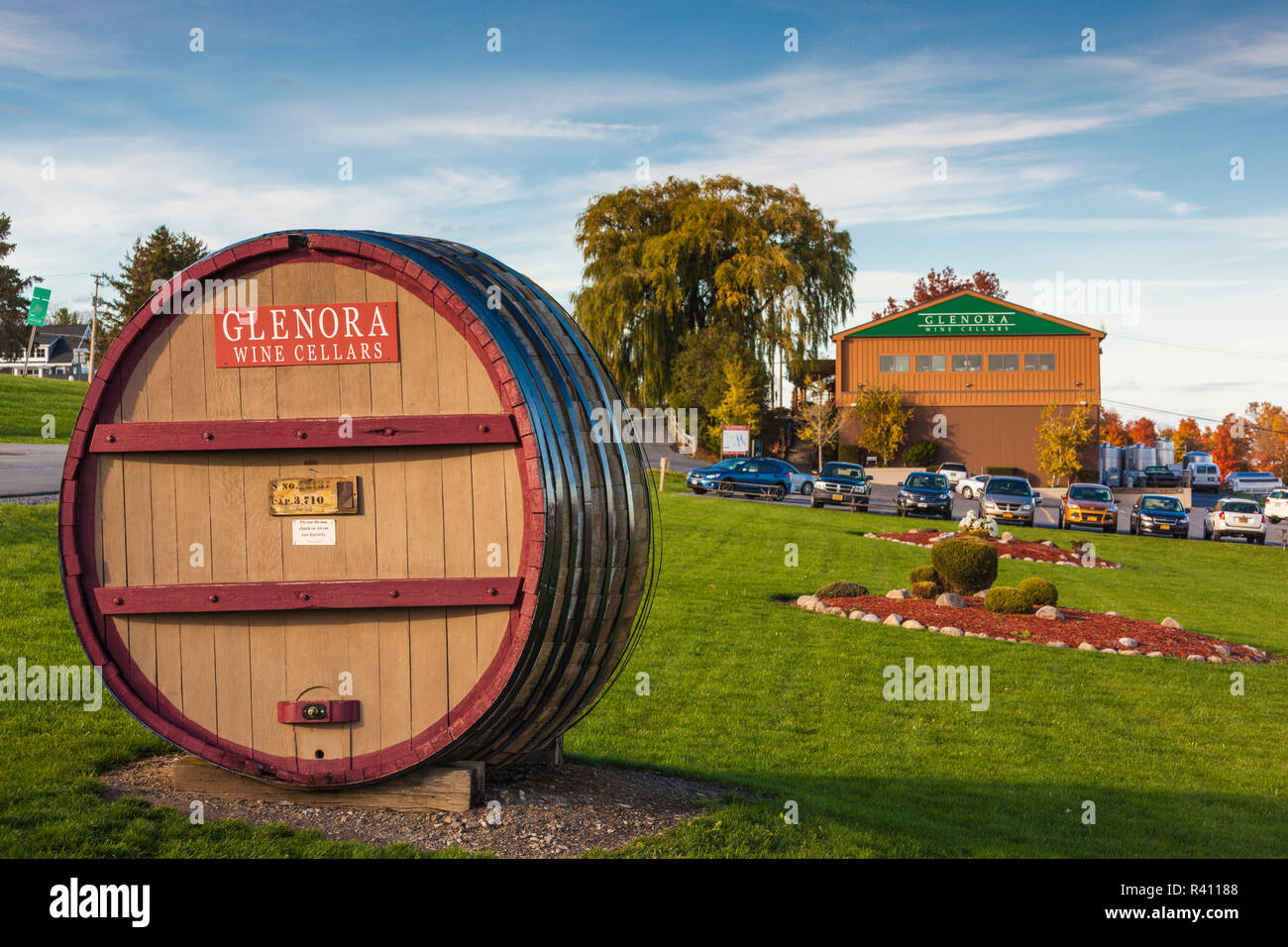 USA, New York, Finger Lakes Region, Dundee, Glenora Wine Cellars