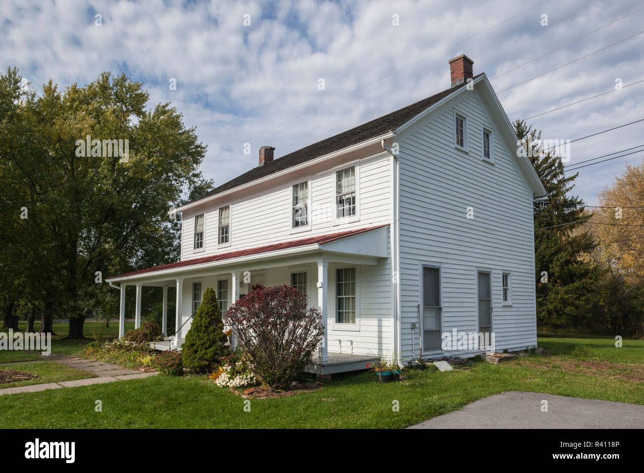 USA, New York, Finger Lakes Region, Auburn, Harriet Tubman House, former home of US Civil War