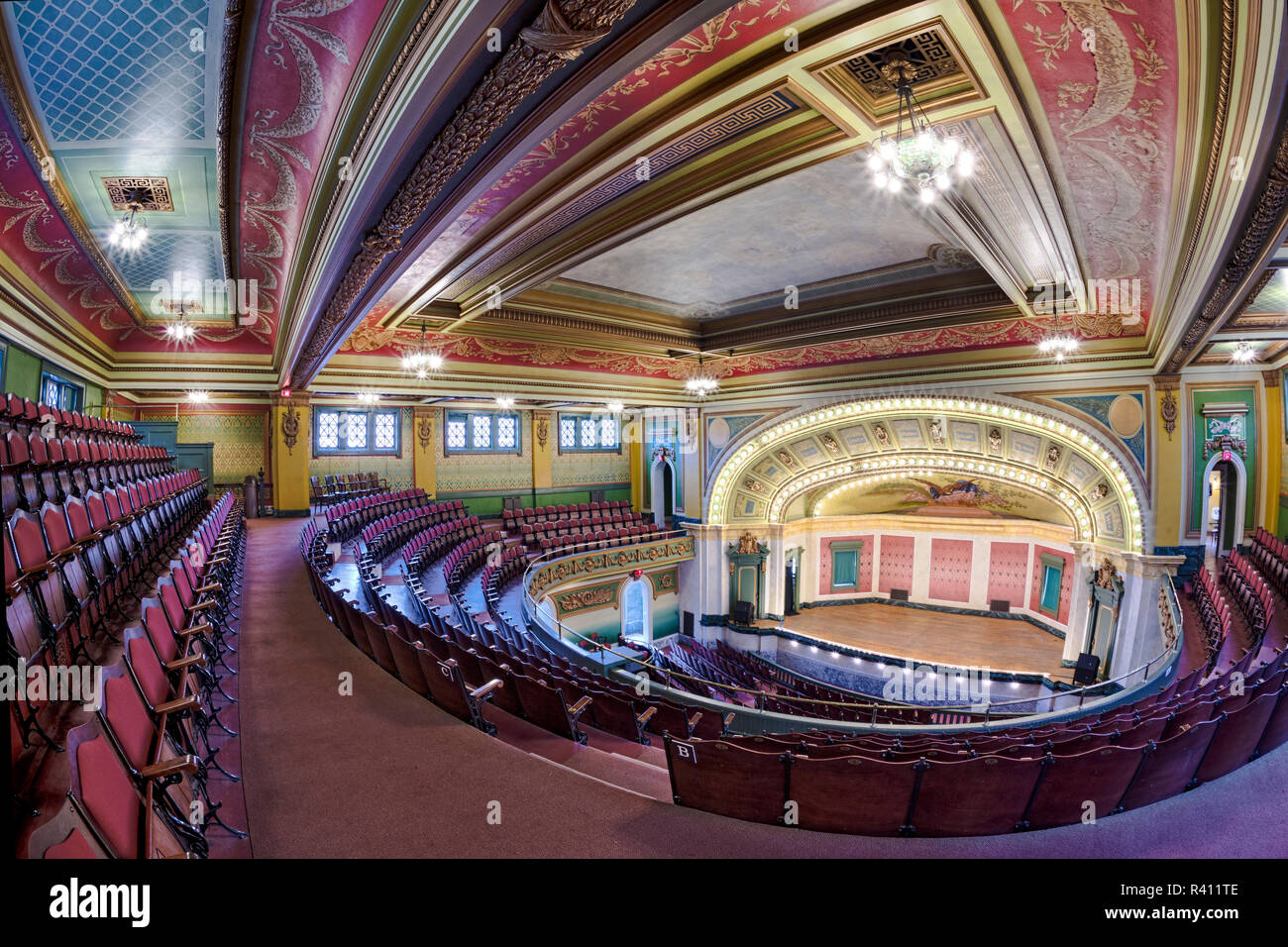 Interior view of Memorial Hall, Cincinnati, Ohio Stock Photo Alamy