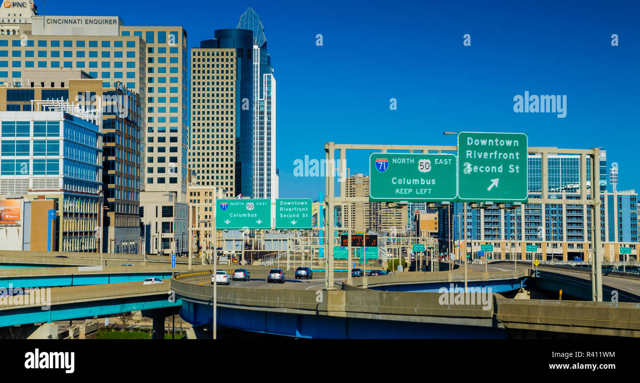 Brent Spence Bridge, Cincinnati, Ohio, USA Stock Photo Alamy