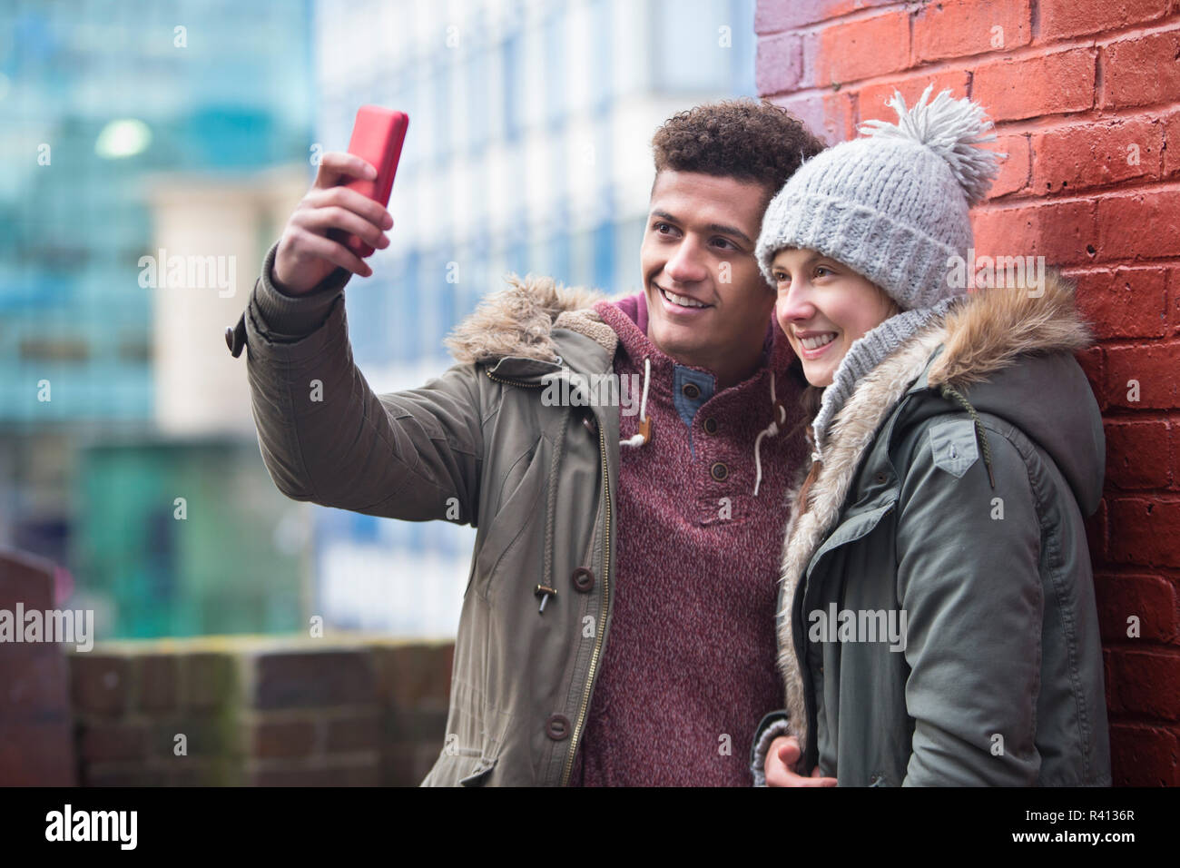 City Selfie! Stock Photo