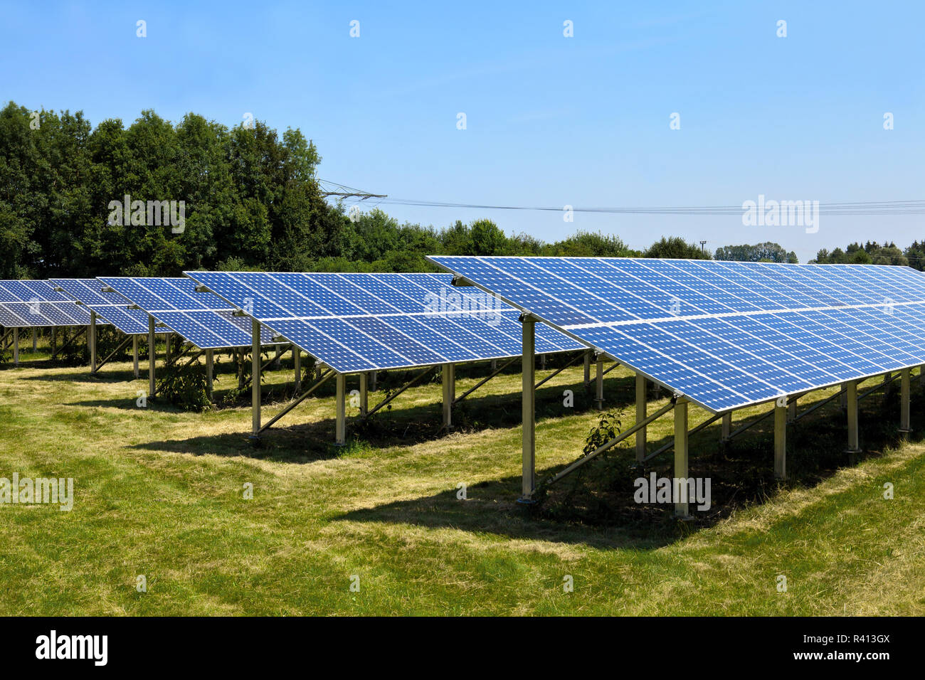 Solar Panels Stock Photo