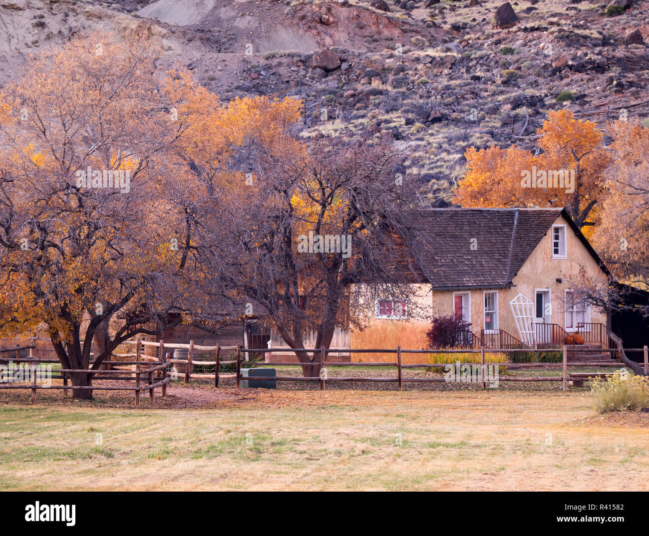 Utah, Capitol Reef National Park, Gifford House Store and Museum Stock Photo Alamy