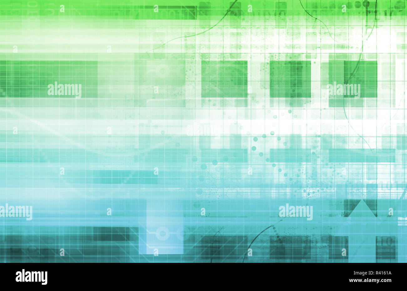 Futuristic Cubes Stock Photo