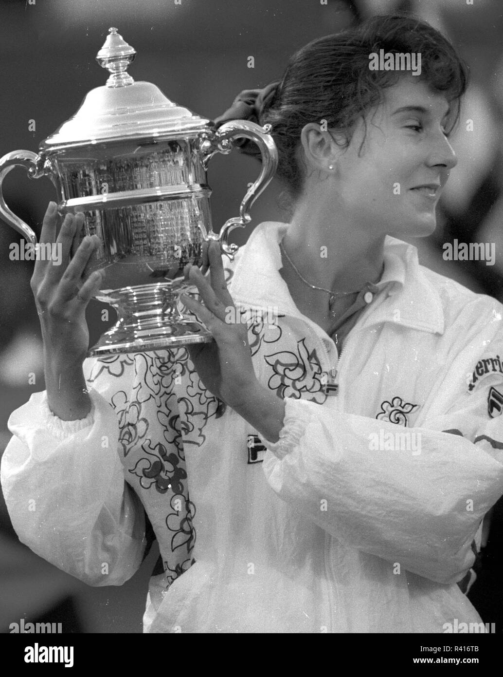 Photo de presse vintage Tennis,Roland Garros,Gabriela Sabatini,1988 Photo de presse vintage Tennis,Roland Garros,Gabriela Sabatini,1988