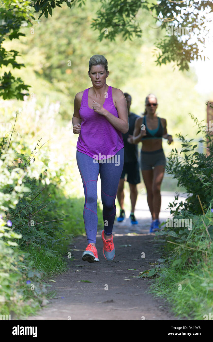 Three running route hi-res stock photography and images - Alamy
