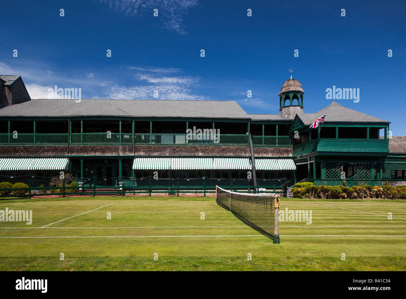 USA, Rhode Island, Newport, International Tennis Hall of Fame Stock