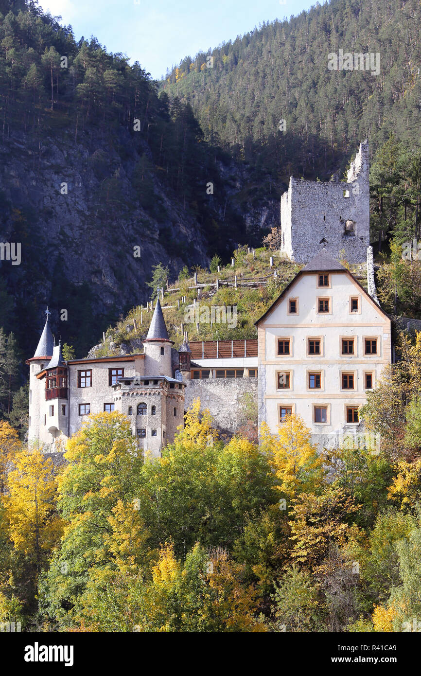 fernsteinsee castle,tyrol in october 2015 Stock Photo