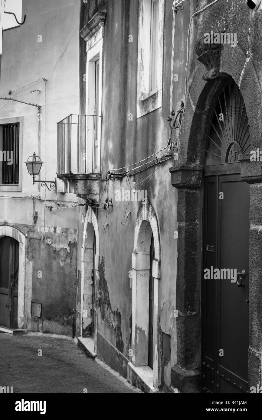 Old italian streets Black and White Stock Photos & Images - Alamy