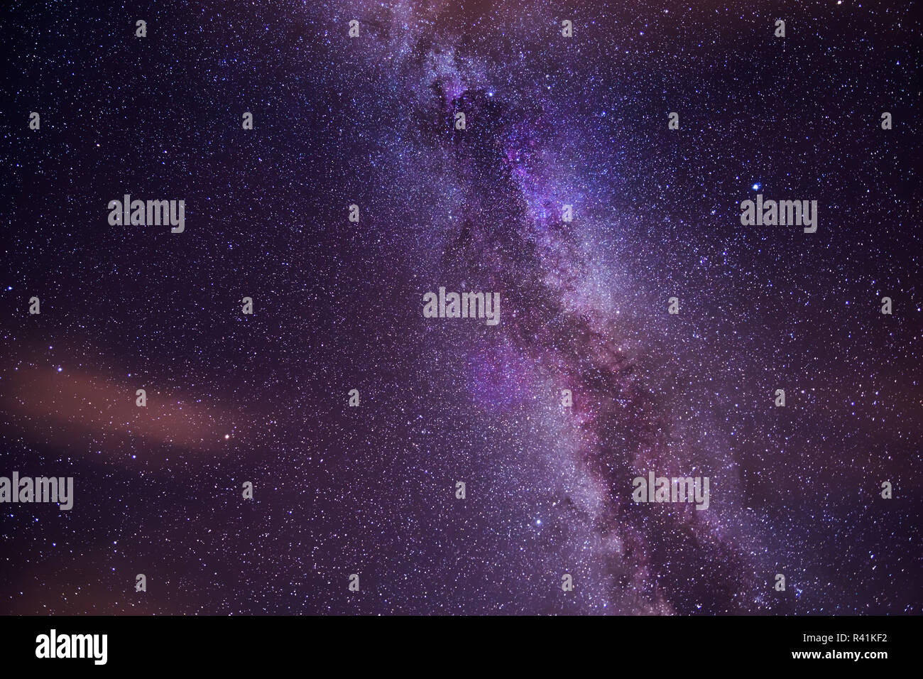 wonderful milky way in the starry sky Stock Photo - Alamy