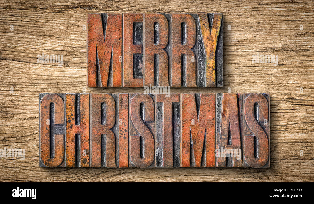 christmas wooden printing blocks