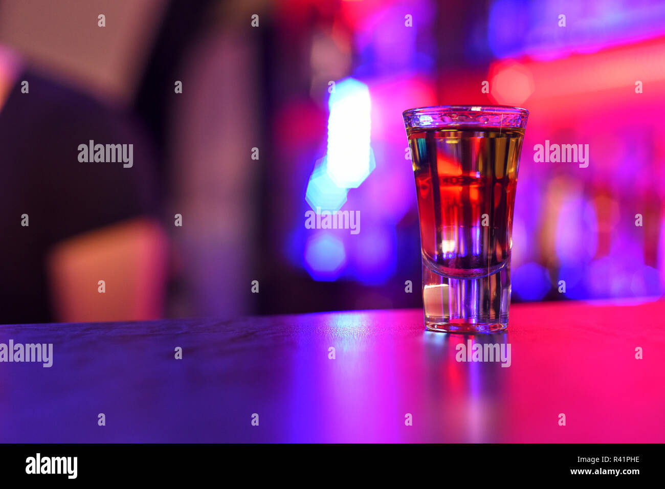 Making cocktail in bar Stock Photo
