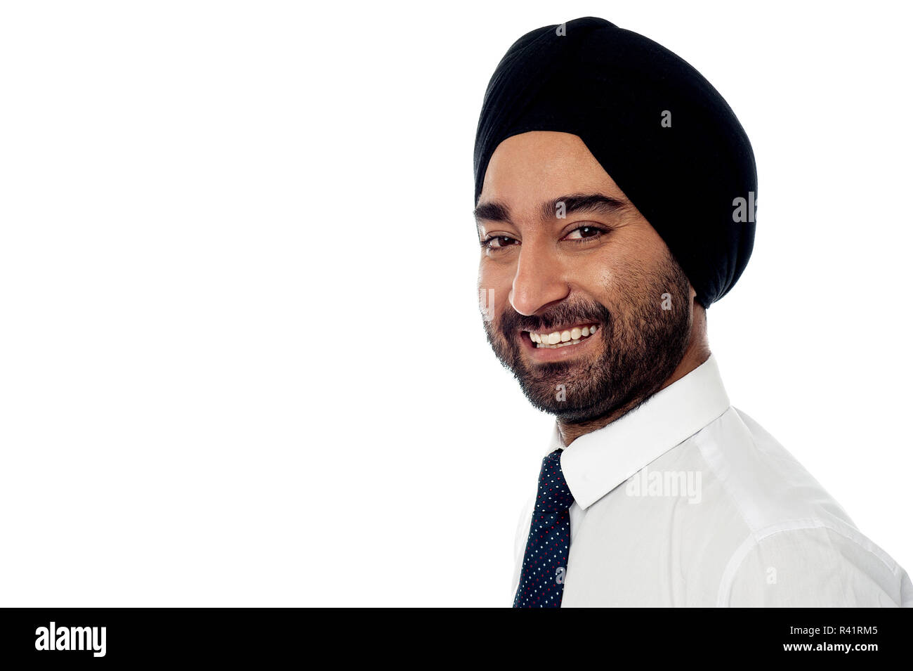 Smiling indian businessman Stock Photo