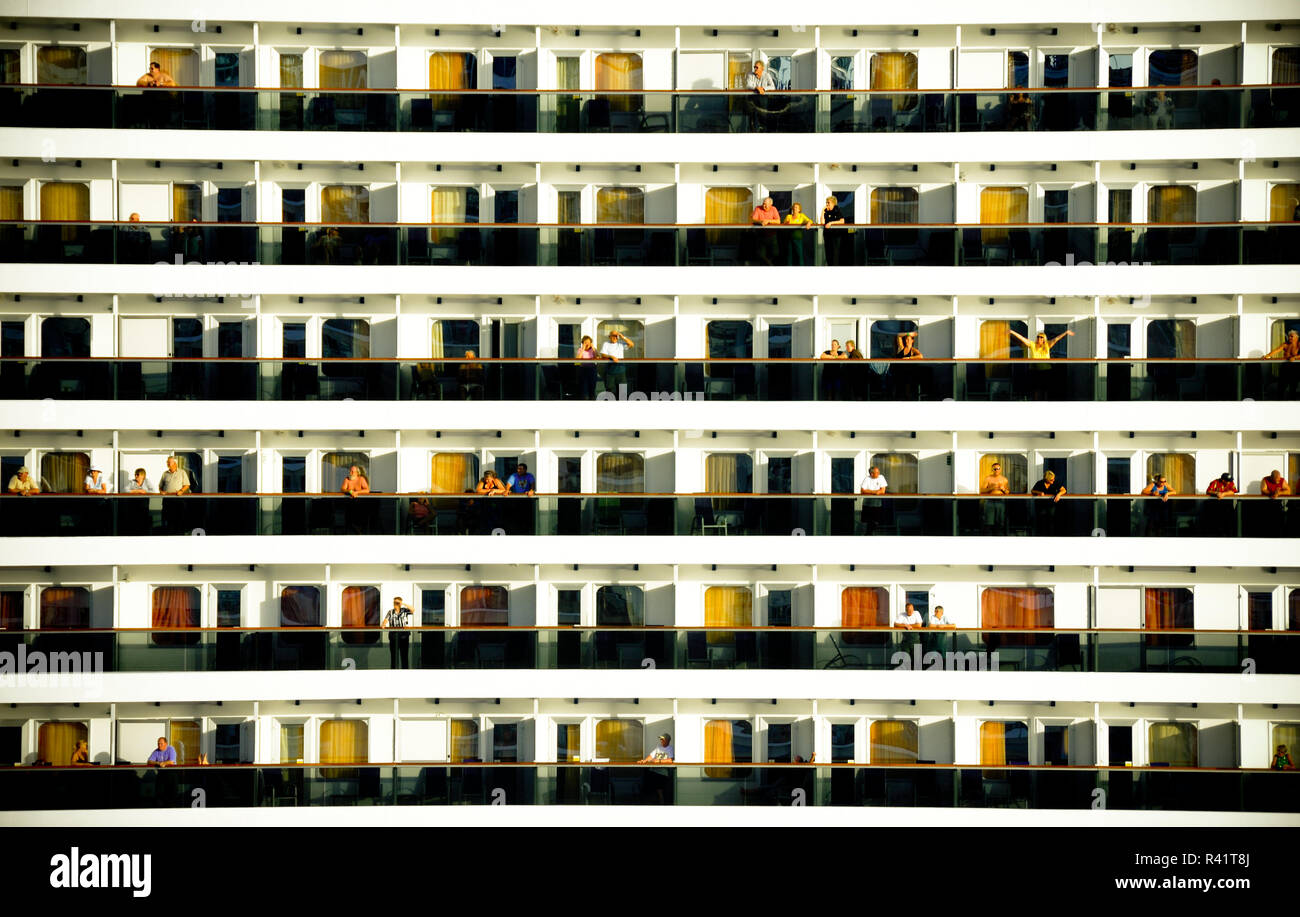 Balcony Cabins On Cruise Ship High Resolution Stock Photography And Images Alamy