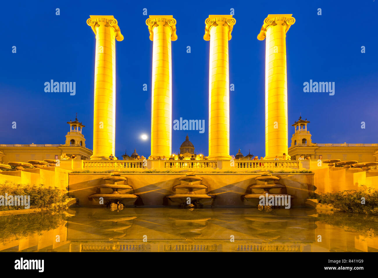 Plaza Espana Barcelona Stock Photo Alamy
