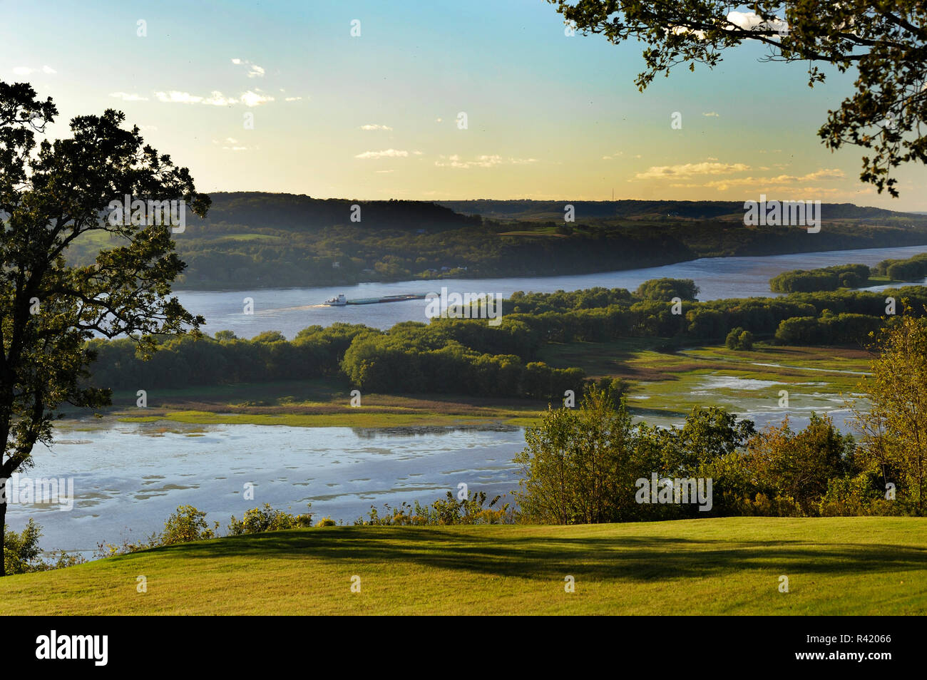 Mississippi River, 'The Driftless Area', Wisconsin Stock Photo Alamy
