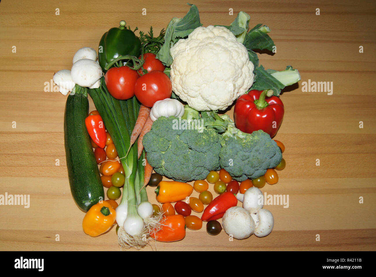 vegetables,shopping for healthy eating on the weekend Stock Photo