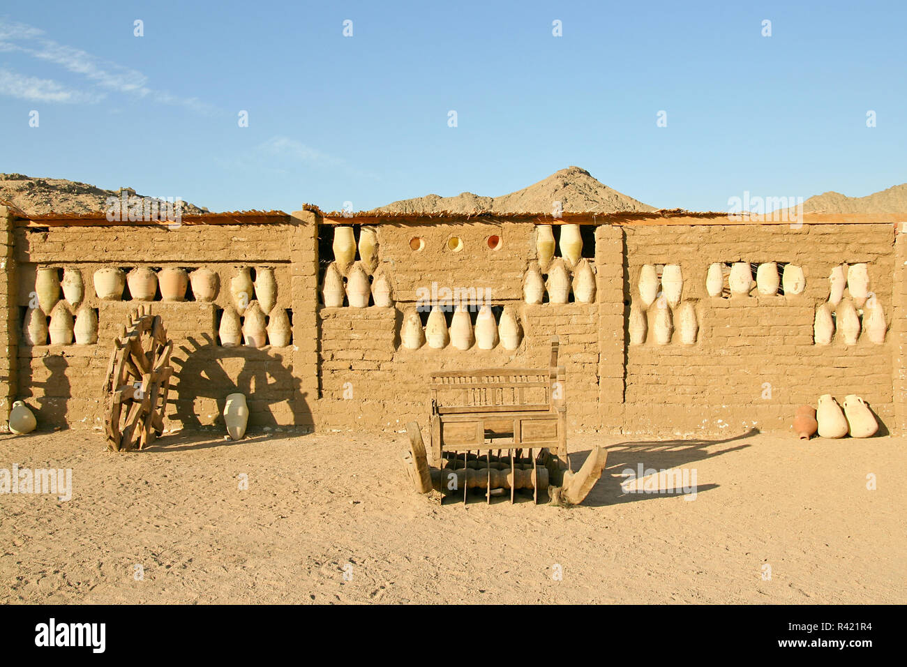 Old clay house in Africa Stock Photo Alamy
