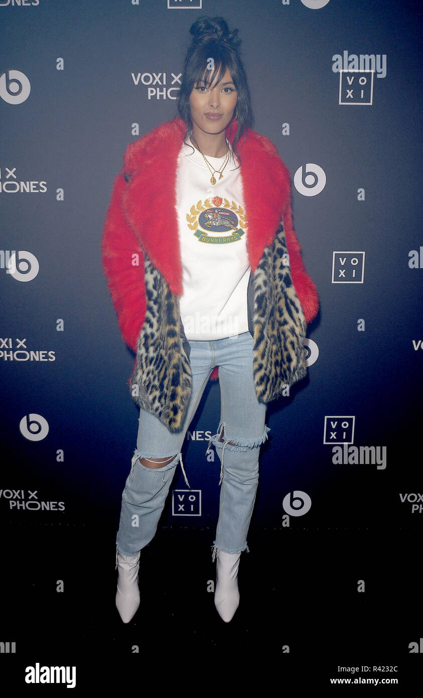Various celebrities attend VOXI House Party  Featuring: Maya Jama Where: London, United Kingdom When: 24 Oct 2018 Credit: WENN.com Stock Photo