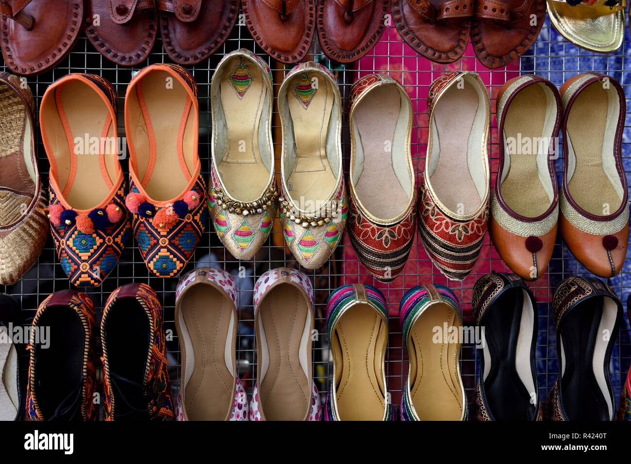 Footwear Market India Indian High Resolution Stock Photography and