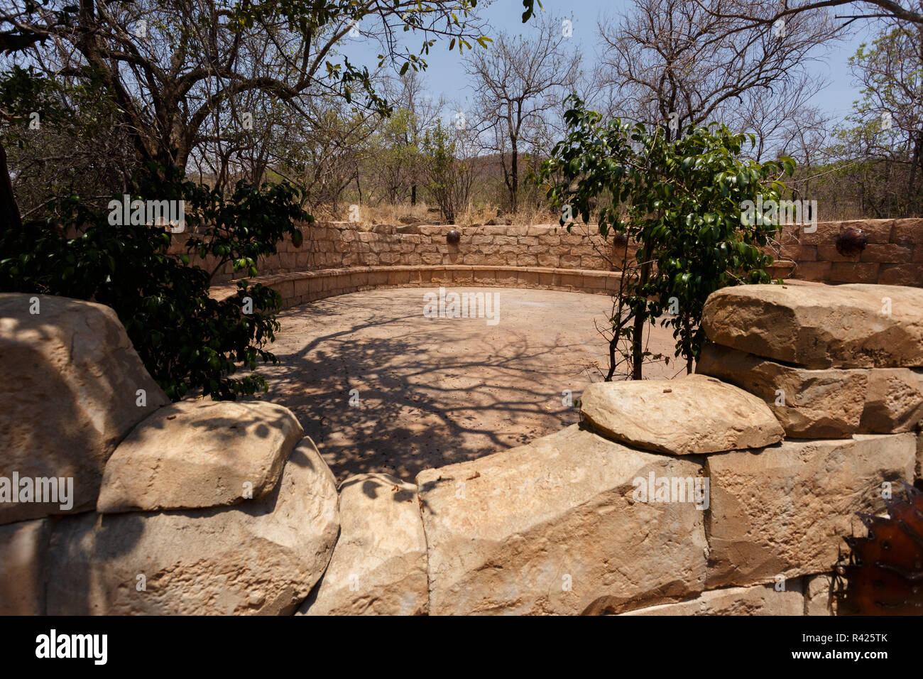 Maze, labyrinth in Lost City, South Africa Stock Photo - Alamy