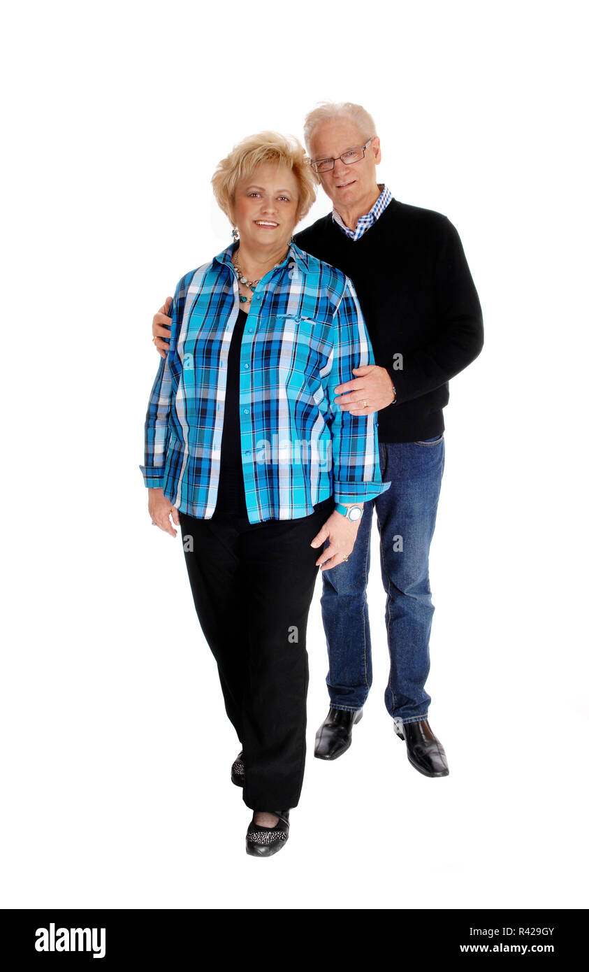 Affectionate middle age couple Cut Out Stock Images & Pictures - Alamy