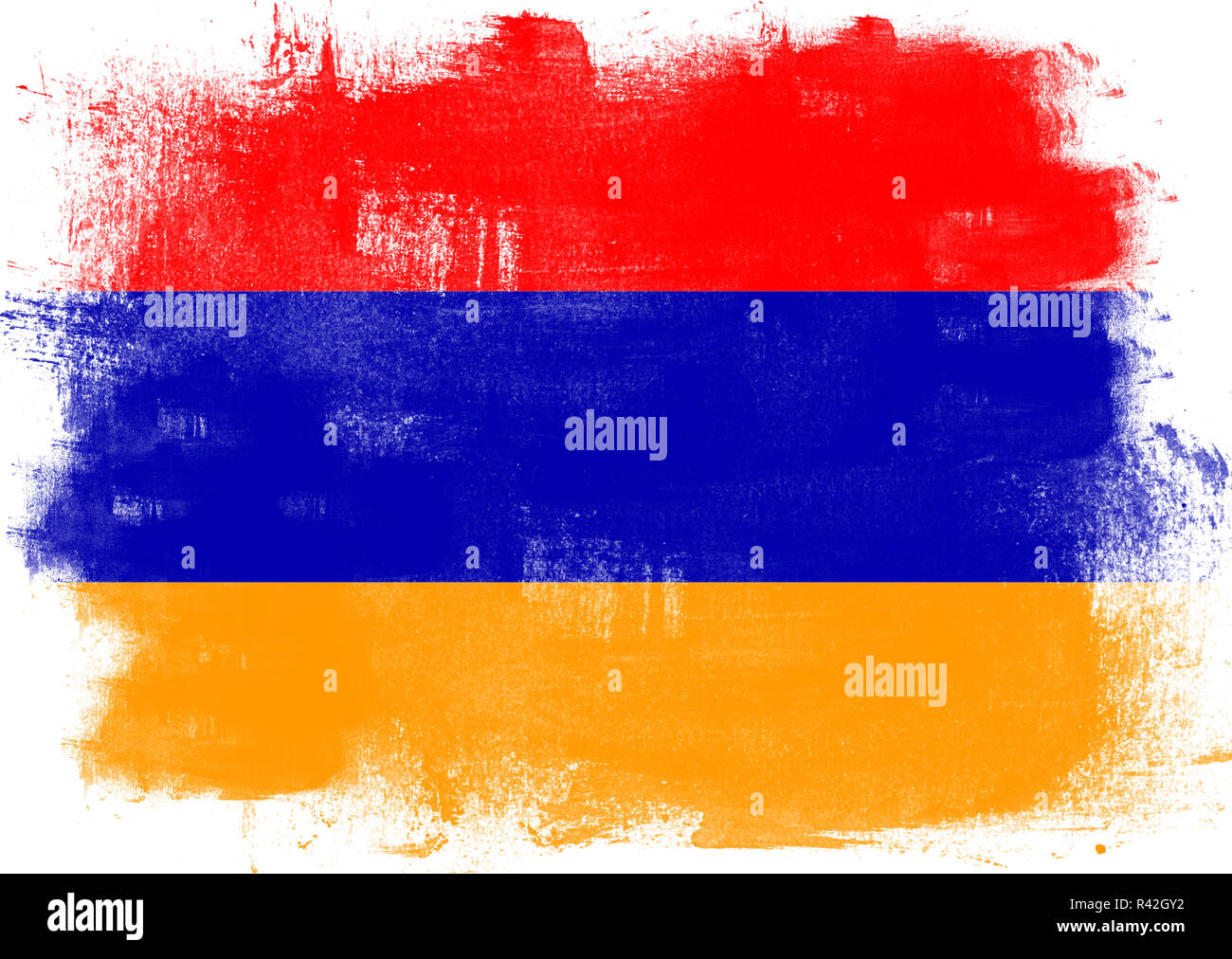 Armenia brush stroke hi-res stock photography and images - Alamy
