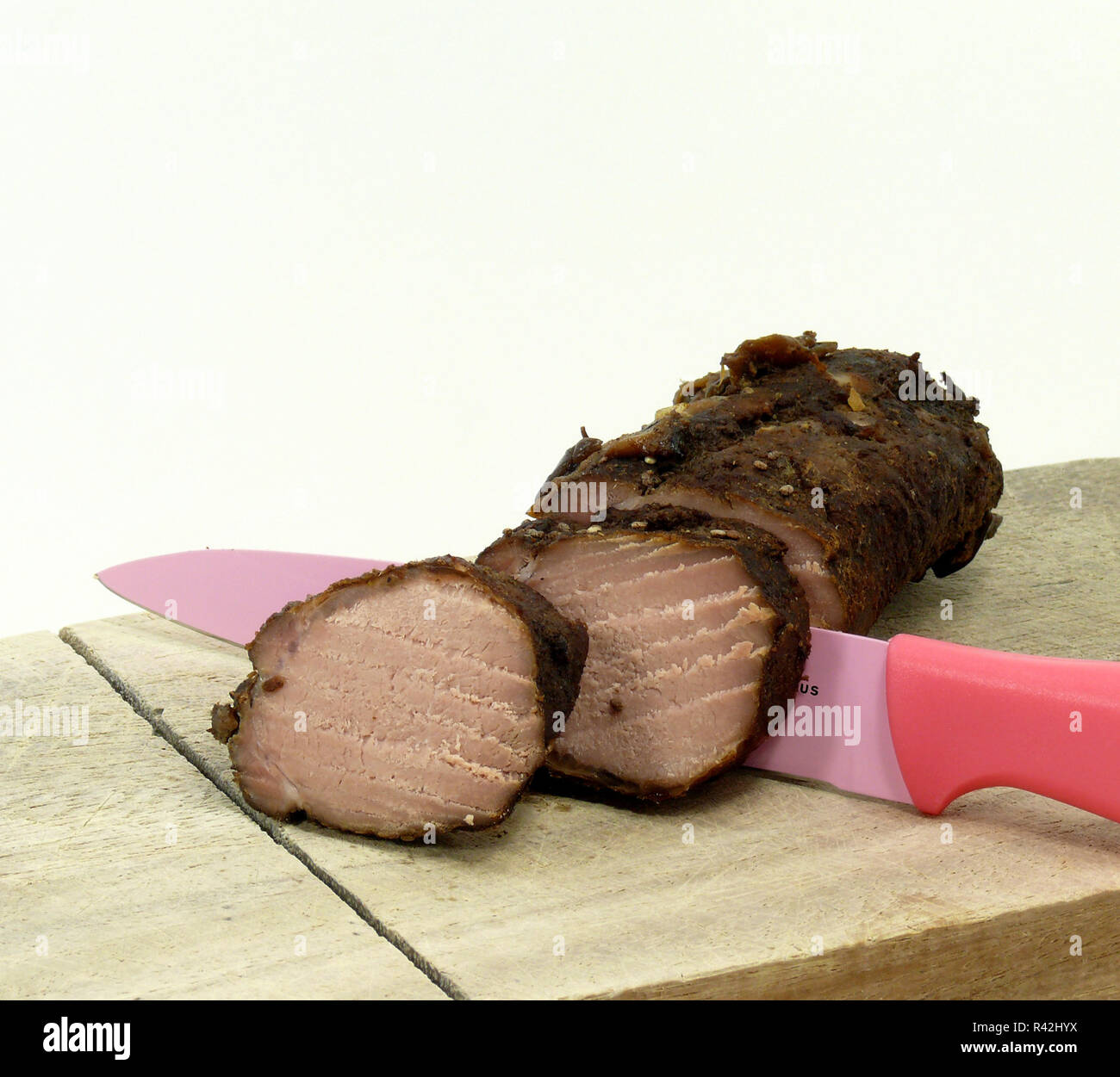 roasted veal sausage Stock Photo Alamy