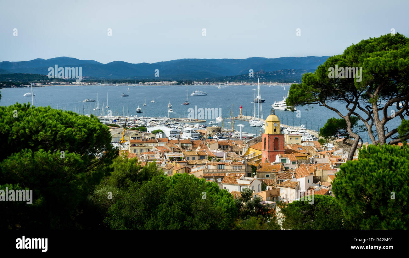 Saint Tropez panorama Stock Photo - Alamy