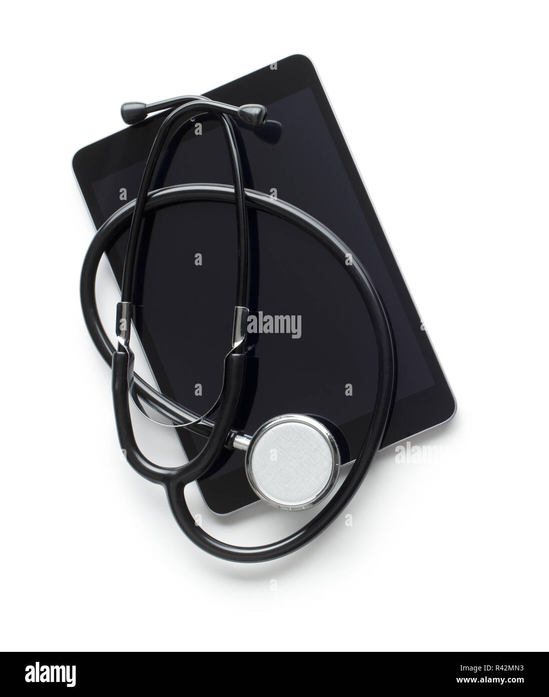 stethoscope and computer tablet Stock Photo Alamy