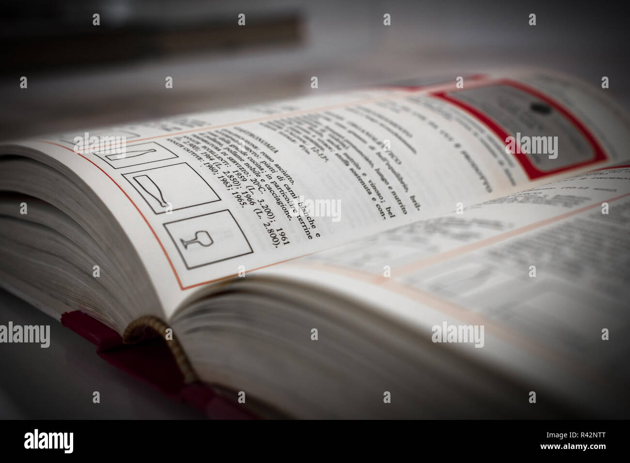 Open book Stock Photo