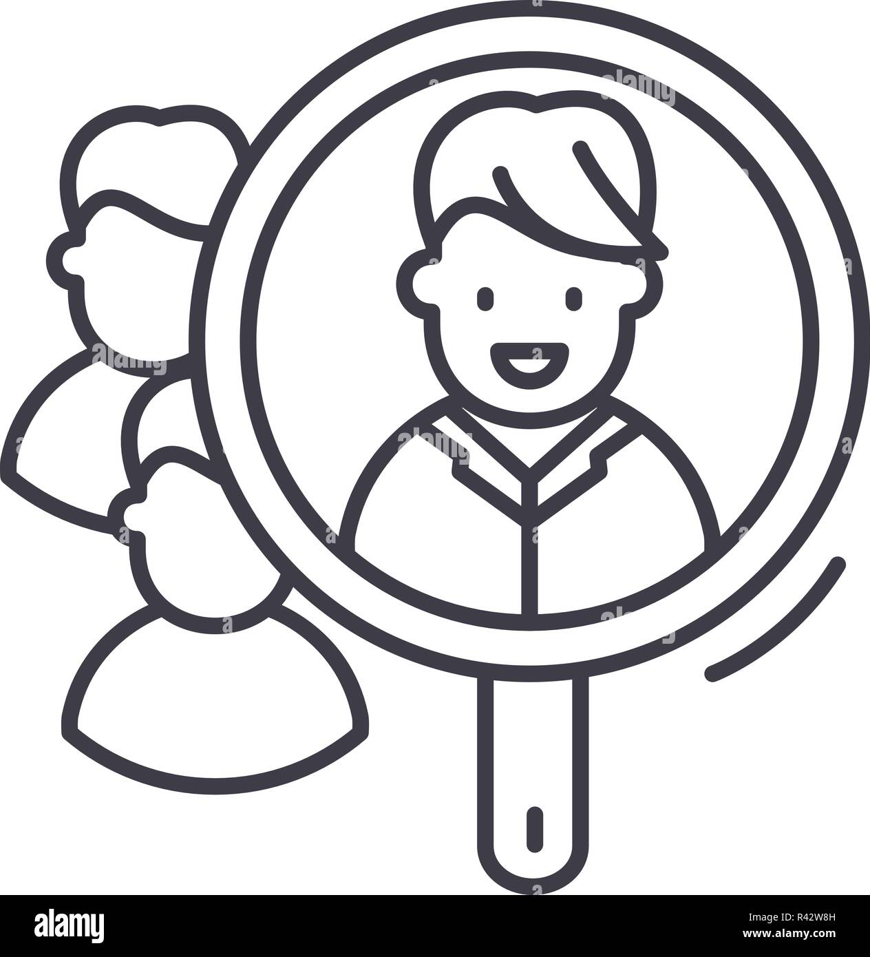 Consumer research line icon concept. Consumer research vector linear  illustration, symbol, sign Stock Vector Image & Art - Alamy