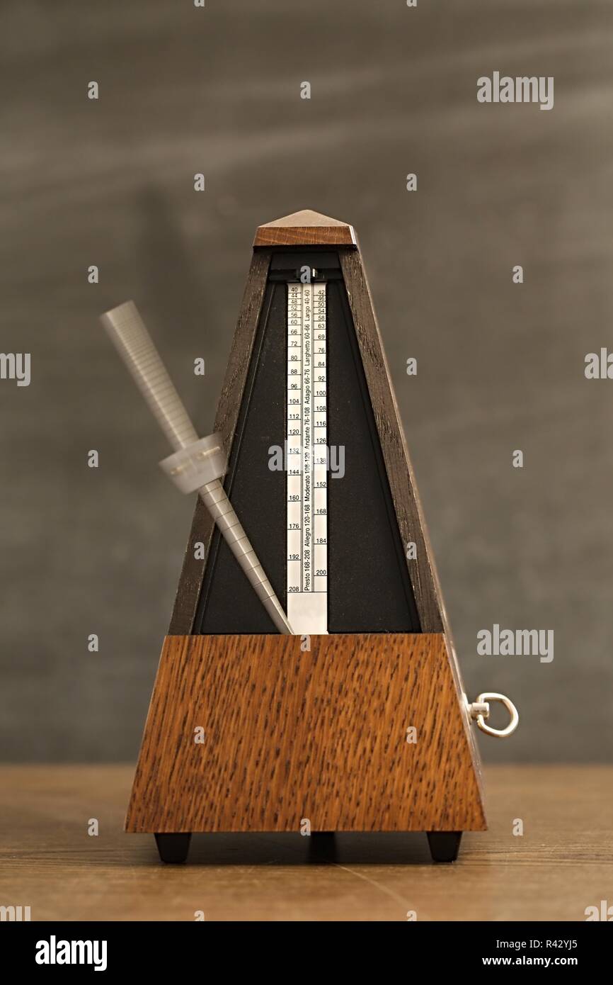 Old Classic Metronome Stock Photo Alamy