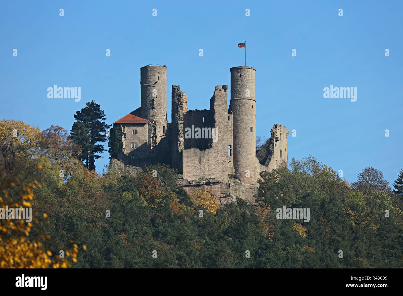 castle ruins hanstein Stock Photo