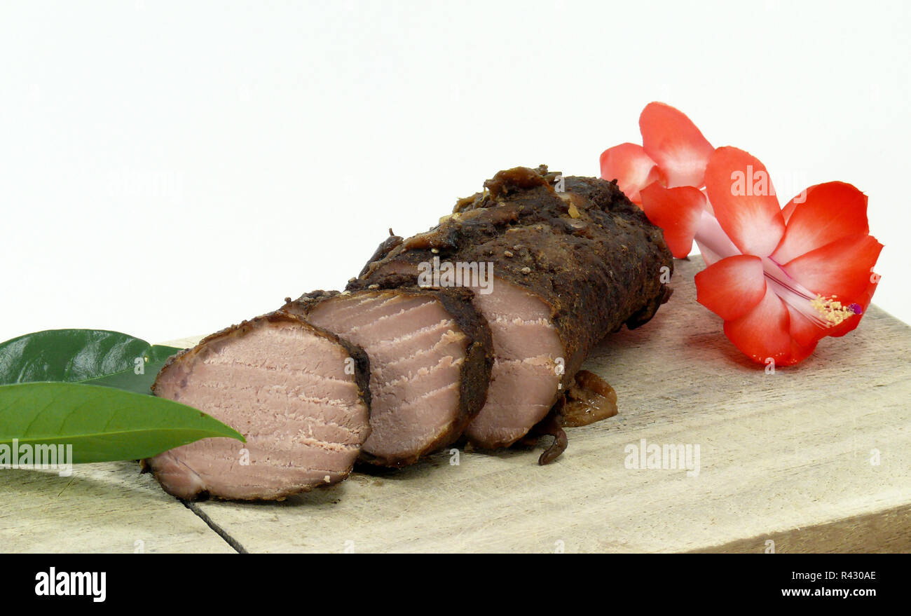 roasted veal sausage Stock Photo Alamy