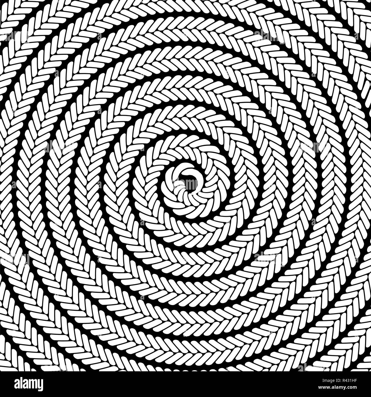 Abstract White Spiral Pattern Stock Photo Alamy