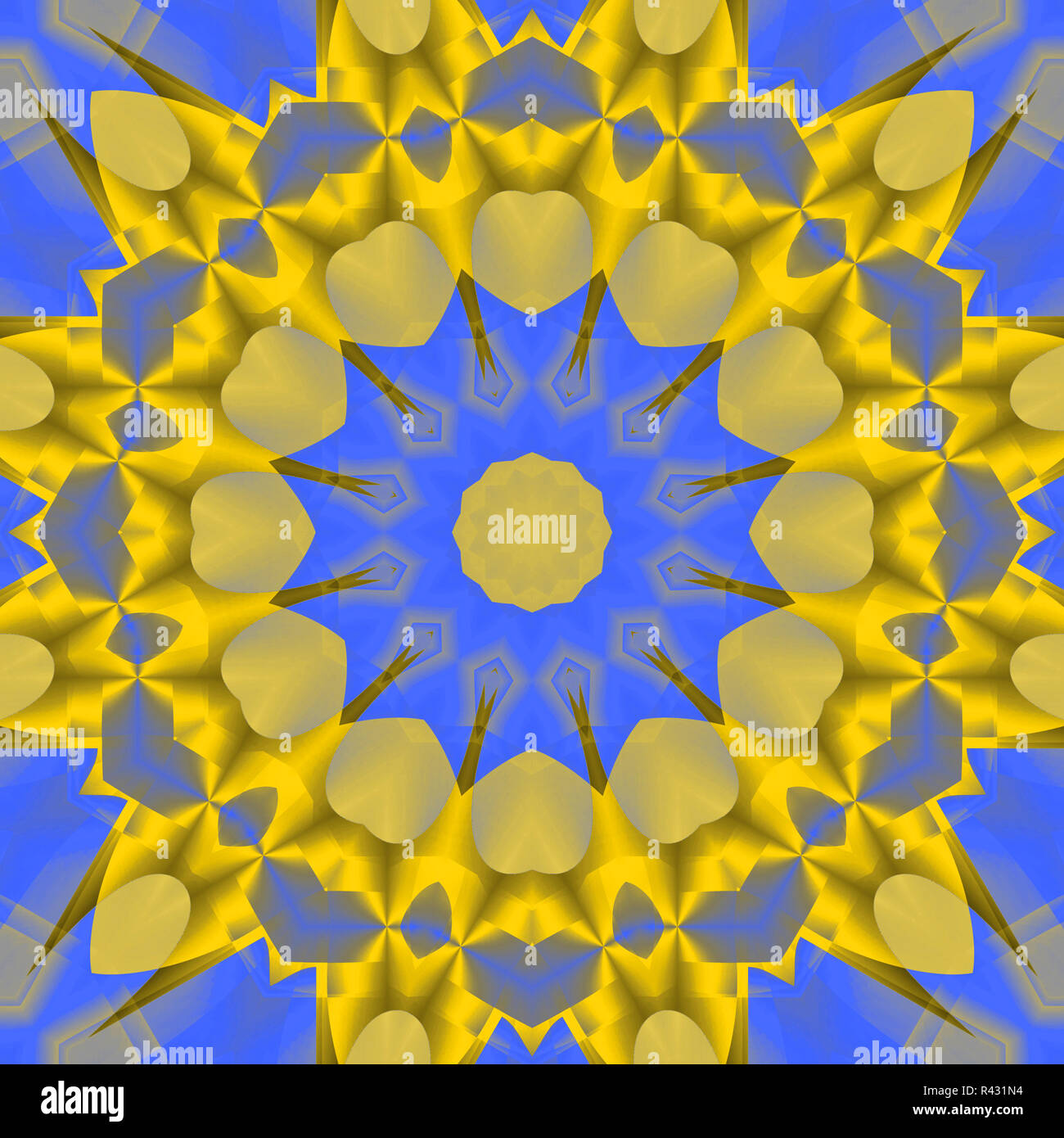 Seamless curved star pattern hi-res stock photography and images - Alamy