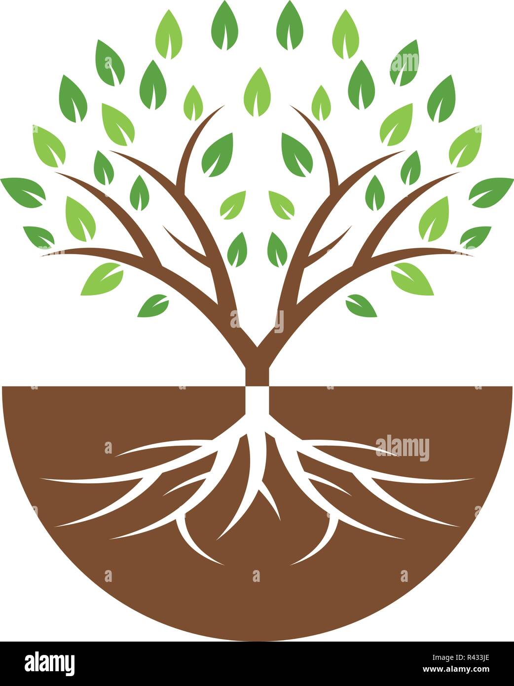 Tree graphic design template vector Stock Vector Image & Art Alamy