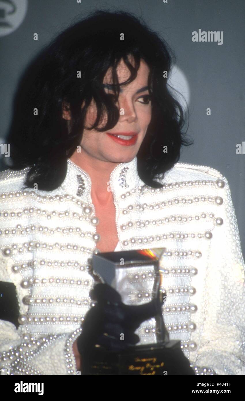 LOS ANGELES, CA - FEBRUARY 24: Singer Michael Jackson attends the 35th Annual Grammy Awards on February 24, 1993 at the Shrine Auditorium in Los Angeles, California. Photo by Barry King/Alamy Stock Photo Stock Photo