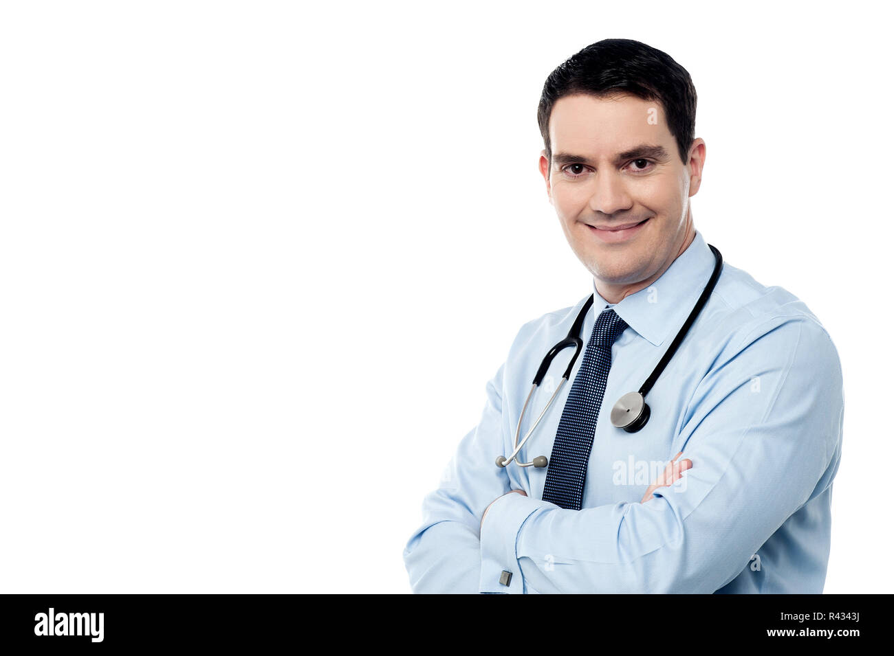 Male surgeon posing with folded arms Stock Photo - Alamy