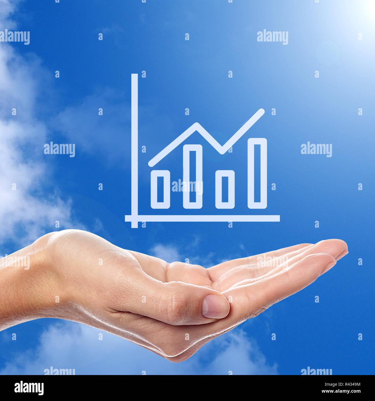 Height chart graph hi-res stock photography and images - Alamy